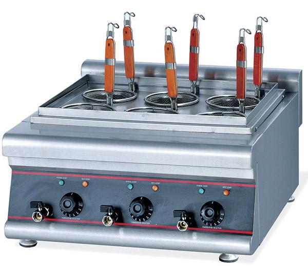 CE Proven Gas Pasta Cooker Commercial With Strainer Electric Noodle Boiler