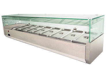 Table Top Commercial Refrigeration Equipment / Commercial Salad Display Refrigerators