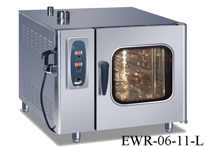 Manual Control Commercial Baking Ovens With PCB , Combi Steamer Oven