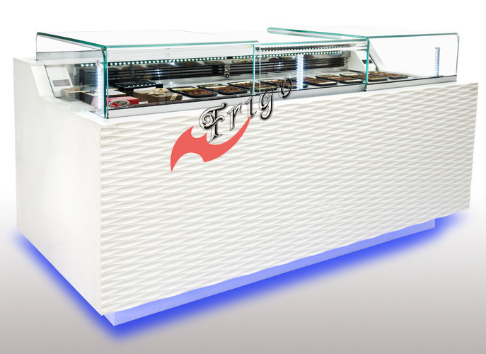 Free Standing Chocolate Display Fridge 1.1 KW Power 1100 L Capacity