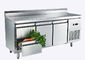 CE Undercounter Refrigerator Drawers Fan Cooling Stainless Steel Bench Fridge R290 Available