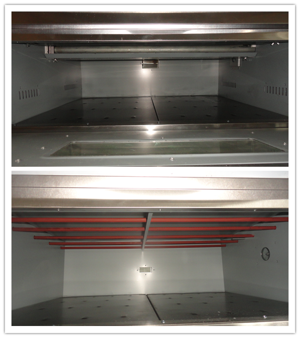 Bakeries Commercial Electric Gas Deck Oven With Steam / 2 9 Trays