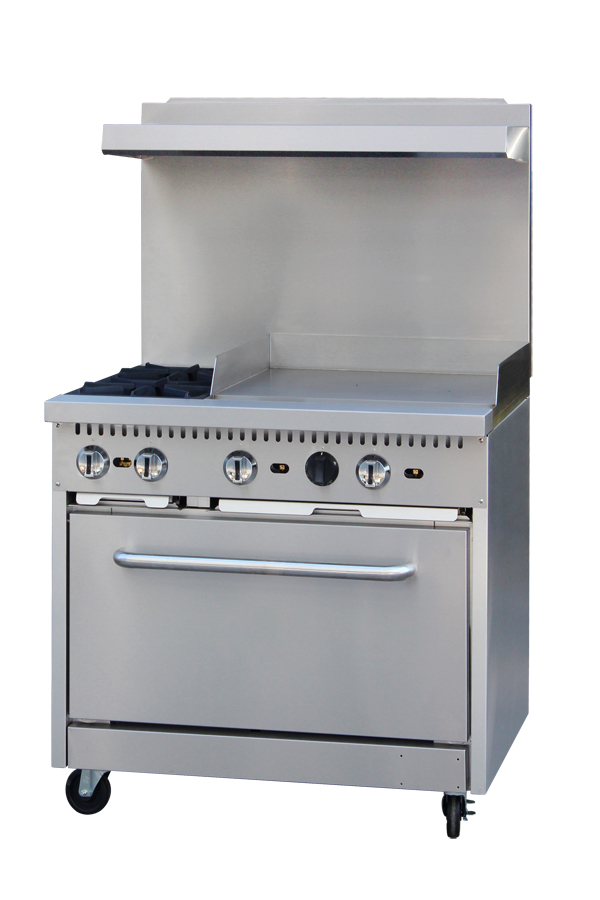 Commercial Restaurant Cooking Equipment 4 / 6 / 10 Pcs Outdoor Gas