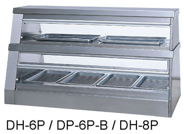 Stainless Steel Commercial Bain Marie Food Warmer 220V Hamburger Bun Warmer