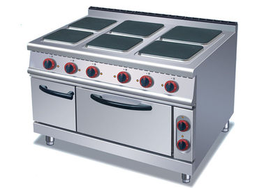 4 Or 6 Plates Electric Range Cookers Round / Square Freestanding Electric Cooker