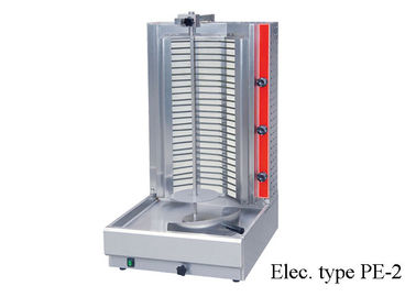 Kebab Restaurant Cooking Equipment , Adjustable Gas / Electric Shawarma Machine