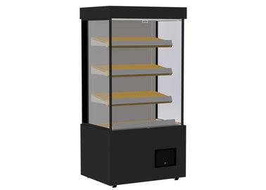 Max 70 Degree Open Display Cases , Showcase Warmer 3 Shelves With Price Tag