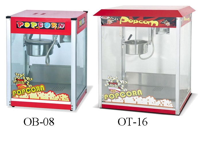 Electric Commercial Popcorn Maker Machine 8 Or 16 Ounce Popcorn Warmer