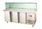 Stainless Steel Commercial Refrigeration Equipment , Salad Prep Refrigerator