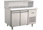 Stainless Steel Commercial Refrigeration Equipment , Salad Prep Refrigerator
