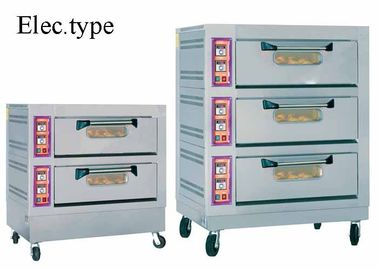 Gas / Electric Commercial Baking Ovens , Economic Type Commercial Deck Ovens