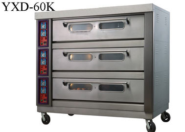 Double Window Commercial Gas Oven Detachable Commercial Bread Baking Ovens