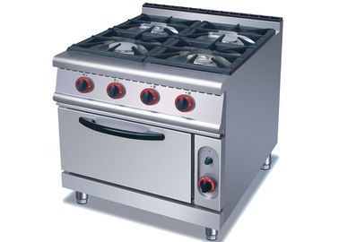 Security Cooking Lines Free Standing Gas Range With 4 / 6 European Burners