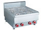 LPG / LNG Stainless Steel Gas Range Outdoor Two Or Four Burners Gas Stove