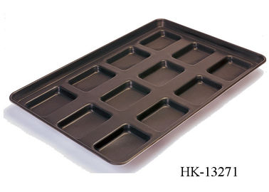 4" Bread Baking Equipment Square / Round Aluminum Hamburger Bun Pans Bakeware