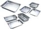 201 Stainless Steel Kitchen Equipment , GN Pan Stainless Steel Gastronorm Pan