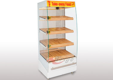 Floor Standing Open Display Cases PID Controlled Self Service Open Warmer 3 Shelves