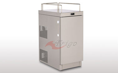 Digital Controller Mini Refrigerator Matches Coffee Machine Stainless Steel Body