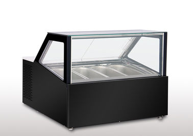 Counter Top Gelato Showcase Ventilatioin Cooling -16 to -20 degree  4pcs 5L Gelato Pan