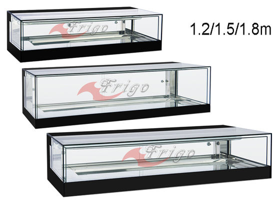 LuxuriousSushi Display Fridge Static Cooling Sushi Display Case Remote Type Less Than 2 Degree