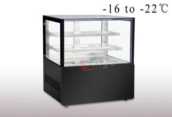 -16 To -22 Degree Freezing Showcase For Ice Cream Cake / Popsicle / Digital Controller