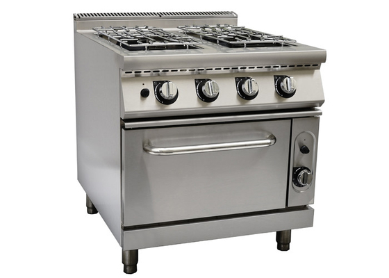 Security Cooking Lines Free Standing Gas Range With 4 / 6 European Burners