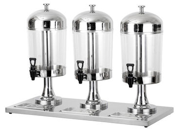 8L Per Tank Catering Buffet Equipment  Ice - Cold Style Stainless Steel Drink Dispenser