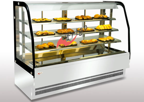 Food Showcase Types Bakery Food Display Showcase Curved Warming Showcase Closed Type 3 ...