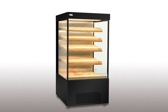 Open Cold Display Case Dual Temperature Open Display Showcase Top Hot Bottom Cold 2 in 1